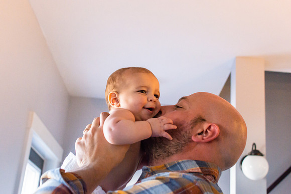 Dad and Baby Daughter