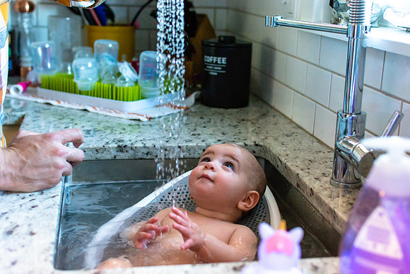 Baby Bath Time